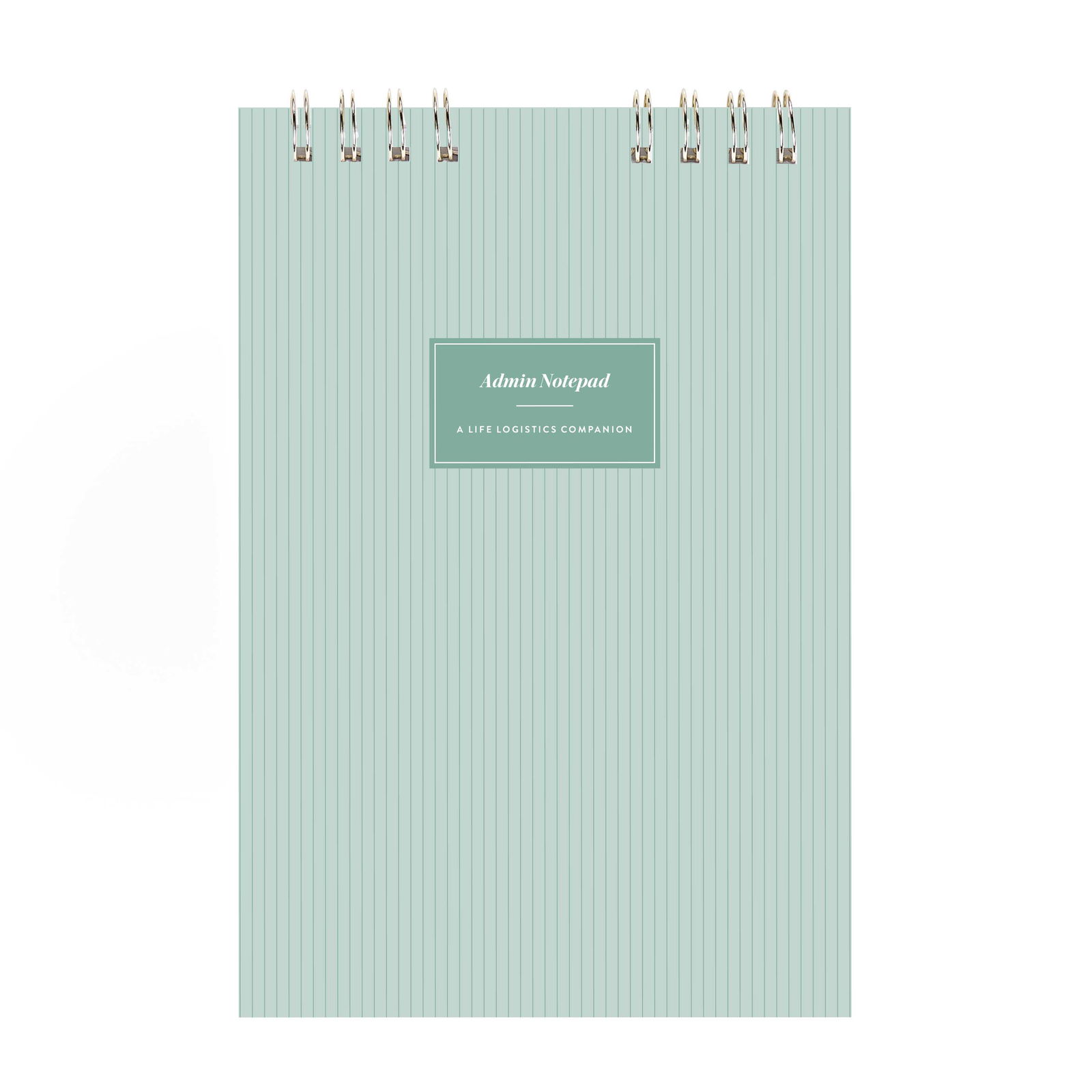Pinstripe Admin Night Top Spiral Notepad | Erin Condren
