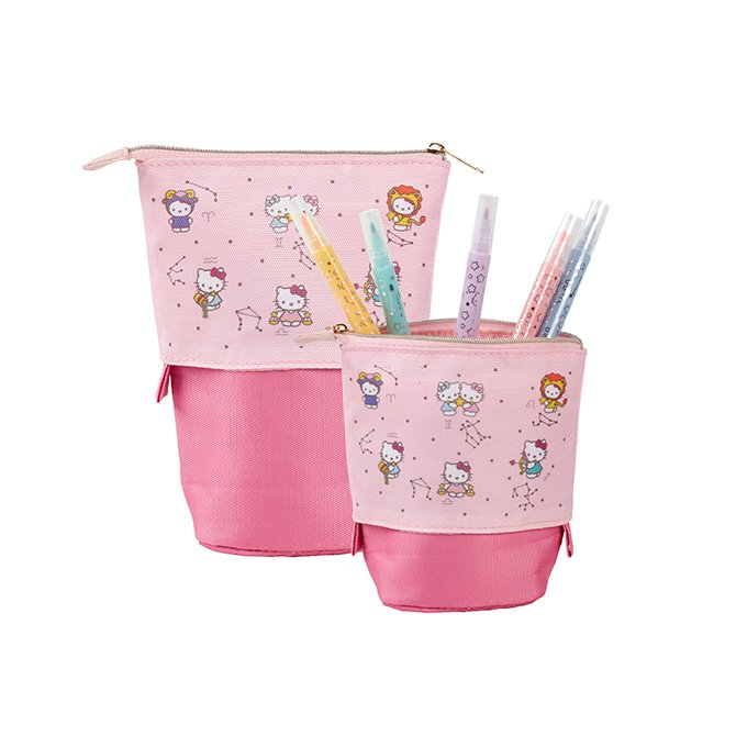 Hello Kitty Zodiac Stand Up Pencil Case | Zodiac Print by Erin Condren