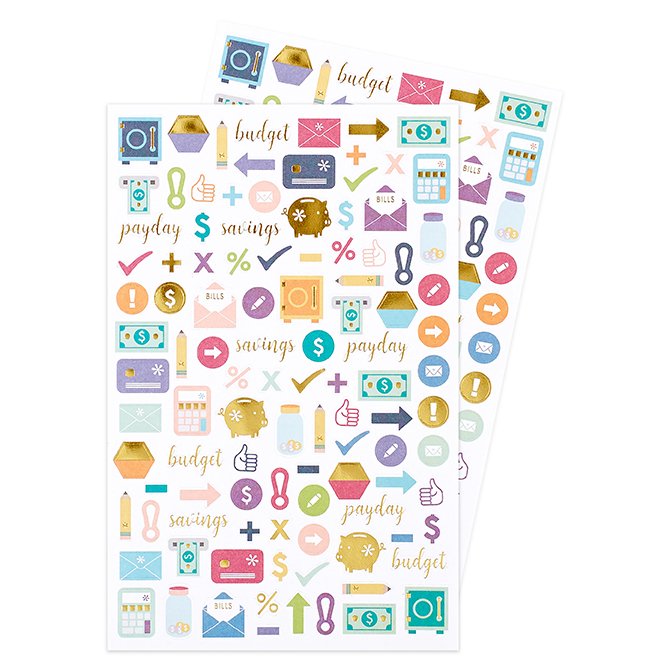 Roommate Budget Sticker Joint Monthly Budget Sticker JOINT BILL BUDGET Fits Erin Condren Planner or Similar || J-0222