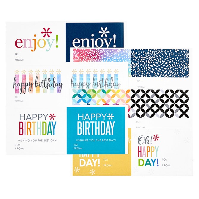 To from birthday labels