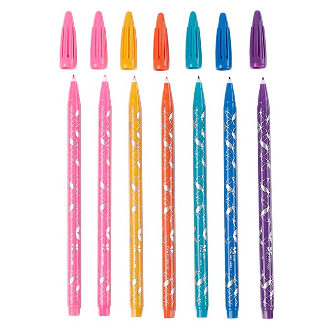 Erin Condren 6-Pack Color Changing Gel Pens - Color Changing Gel Pen Ink  Including Colors Iris to Peony, Amethyst to Lavender, Orange to Neon  Yellow
