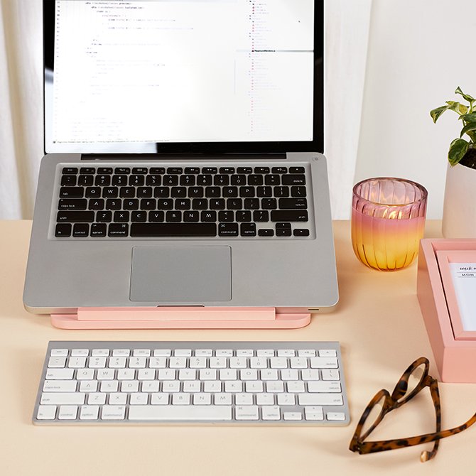 mid century laptop stand