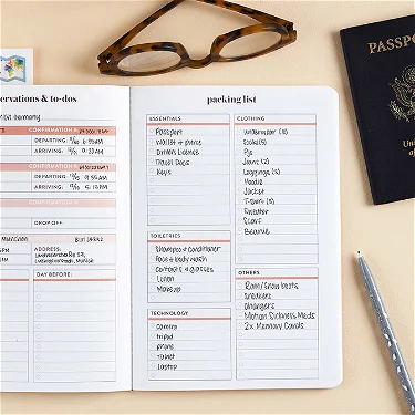 Sunrise PetitePlanner Travel Journal