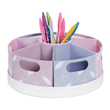 Kids Desk Organizer, Desk Storage, Desk Pencil Holder, Pencil Storage  Holder Compatible With School, Office And Classroom (pink)