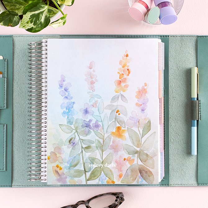 Sage Vegan Leather Folio | Erin Condren