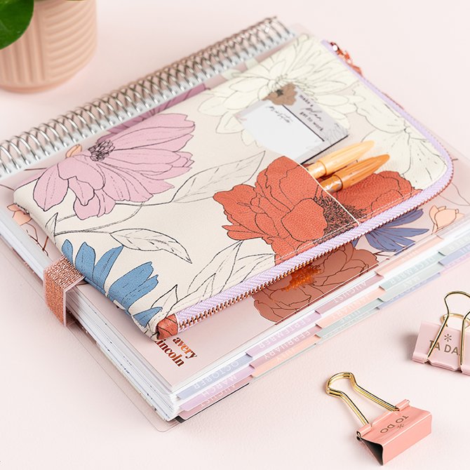 In Bloom A5 Ring Agenda Cover