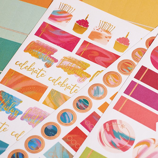 Inspire Assorted LifePlanner™ Sticker Pack | Erin Condren