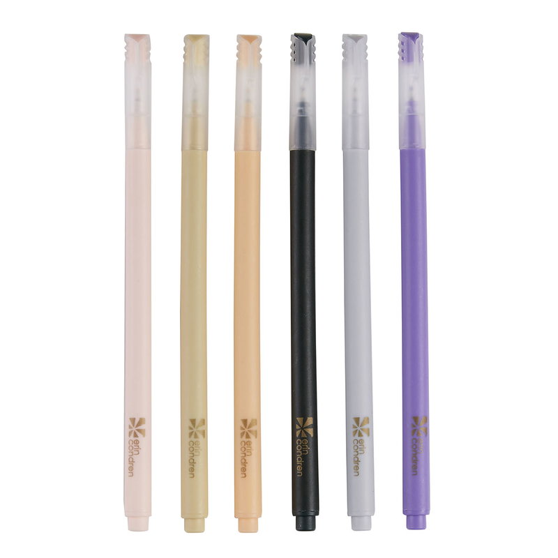 Wellness Colorful Fine Tip Markers 6-Pack