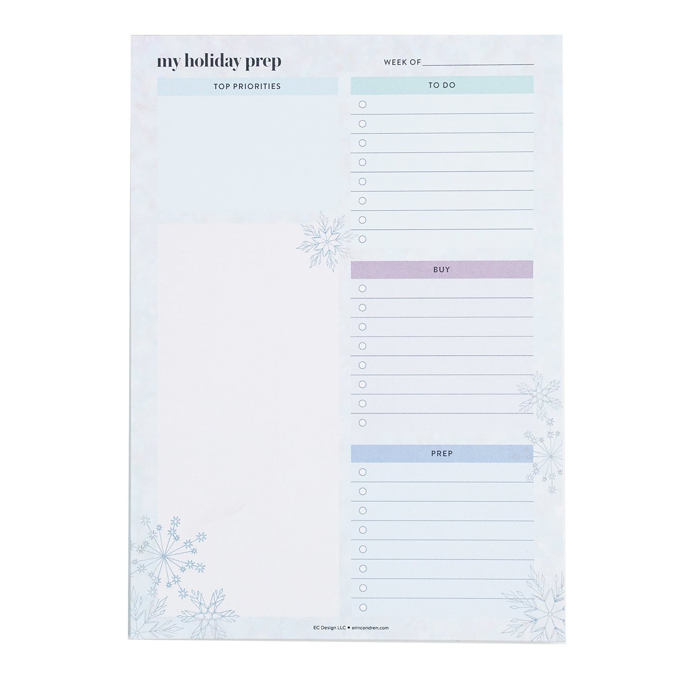 Recipe and Meal Planning Accessories Bundle by Erin Condren