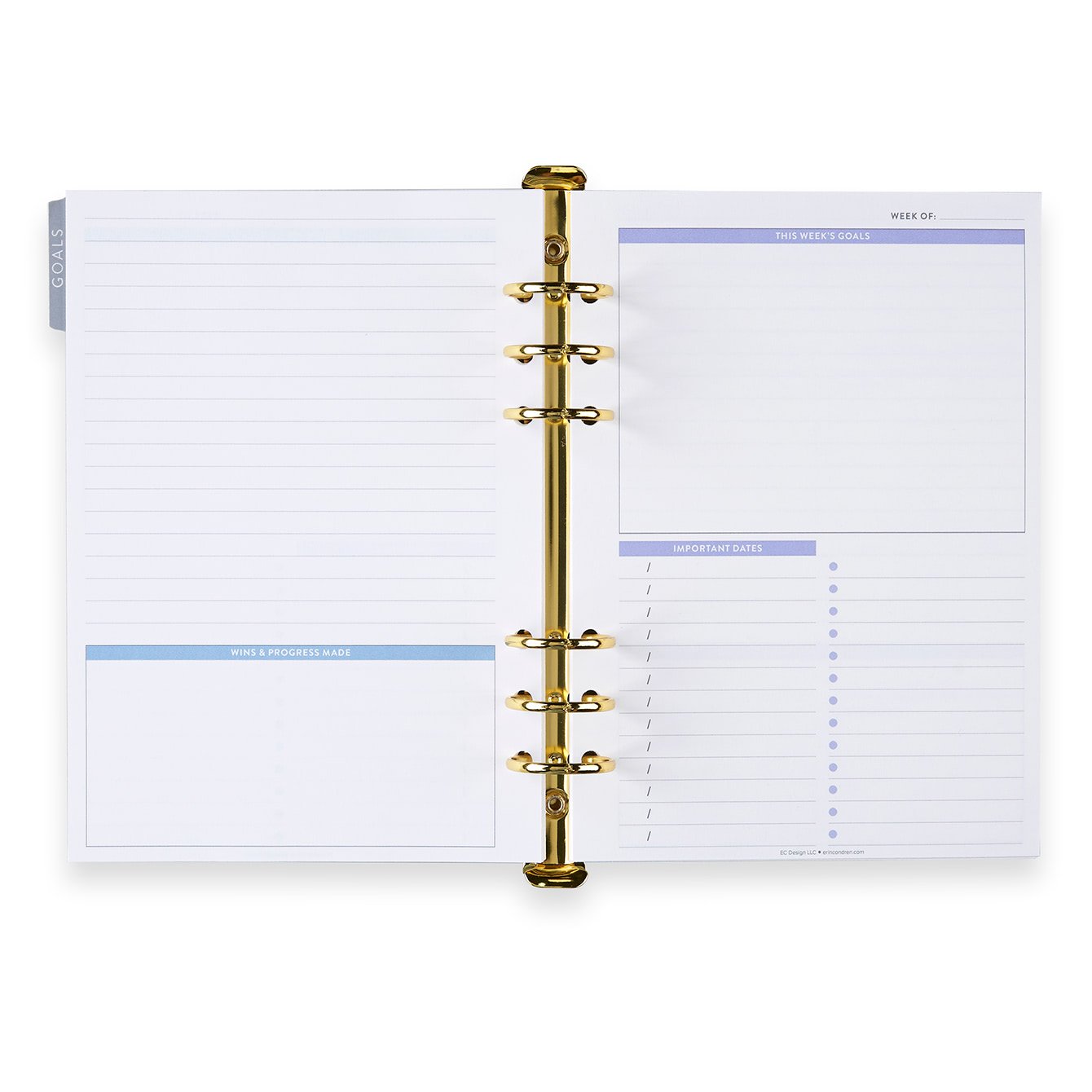 Projects & Goals Tracker Notebook - A5