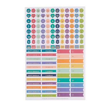Mini Birthday Cake Stickers / Great for Erin Condren Lifeplanner™,  Hobonichi, Filofax, A5, Happy Planner / Calendar and Stationery 