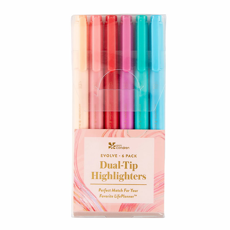 Evolve Dual-Tip Highlighters 6-Pack