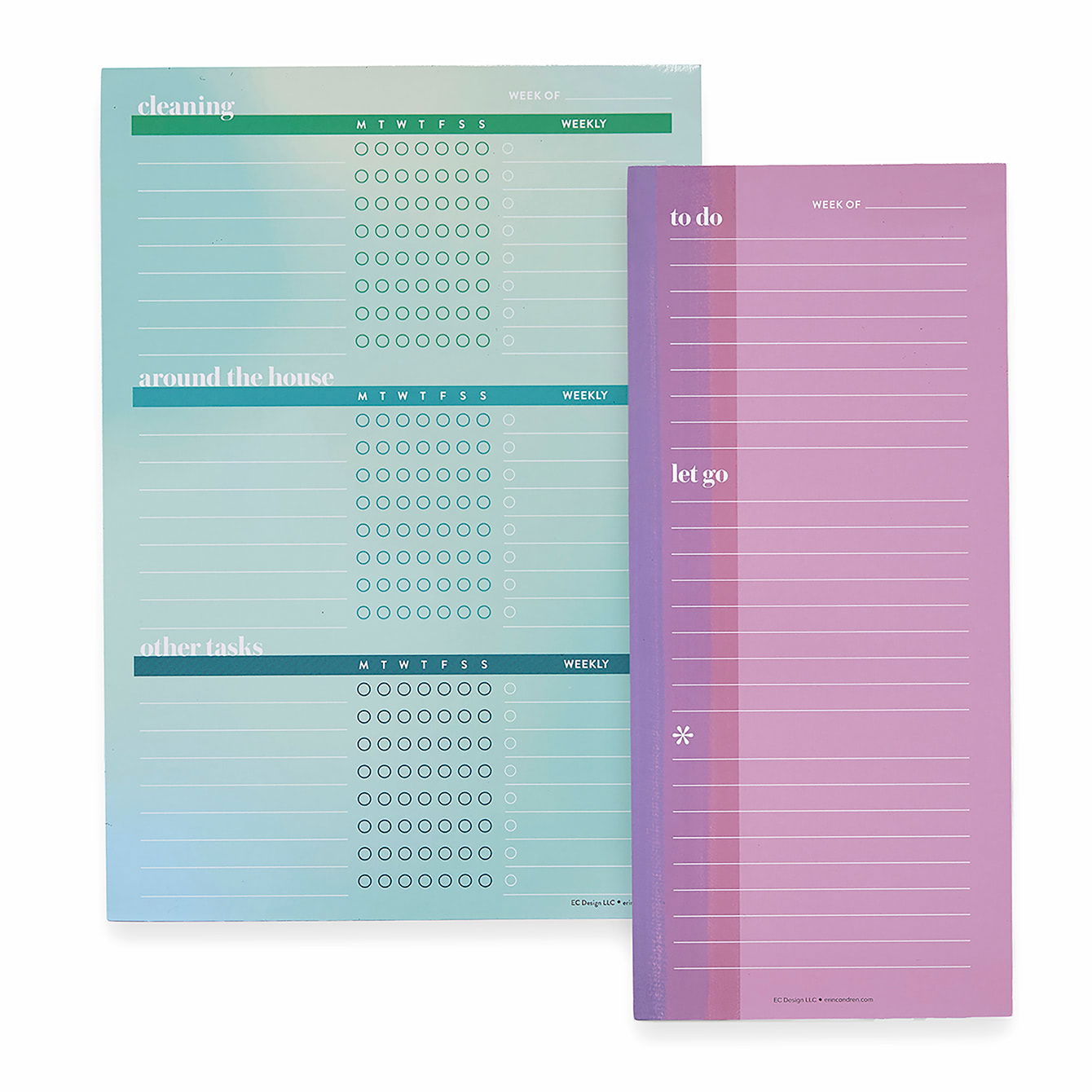 Spring Cleaning Tracker Magnetic Whiteboard Duo | Erin Condren