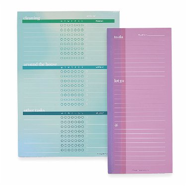 Spring Cleaning Tracker Magnetic Whiteboard Duo | Erin Condren
