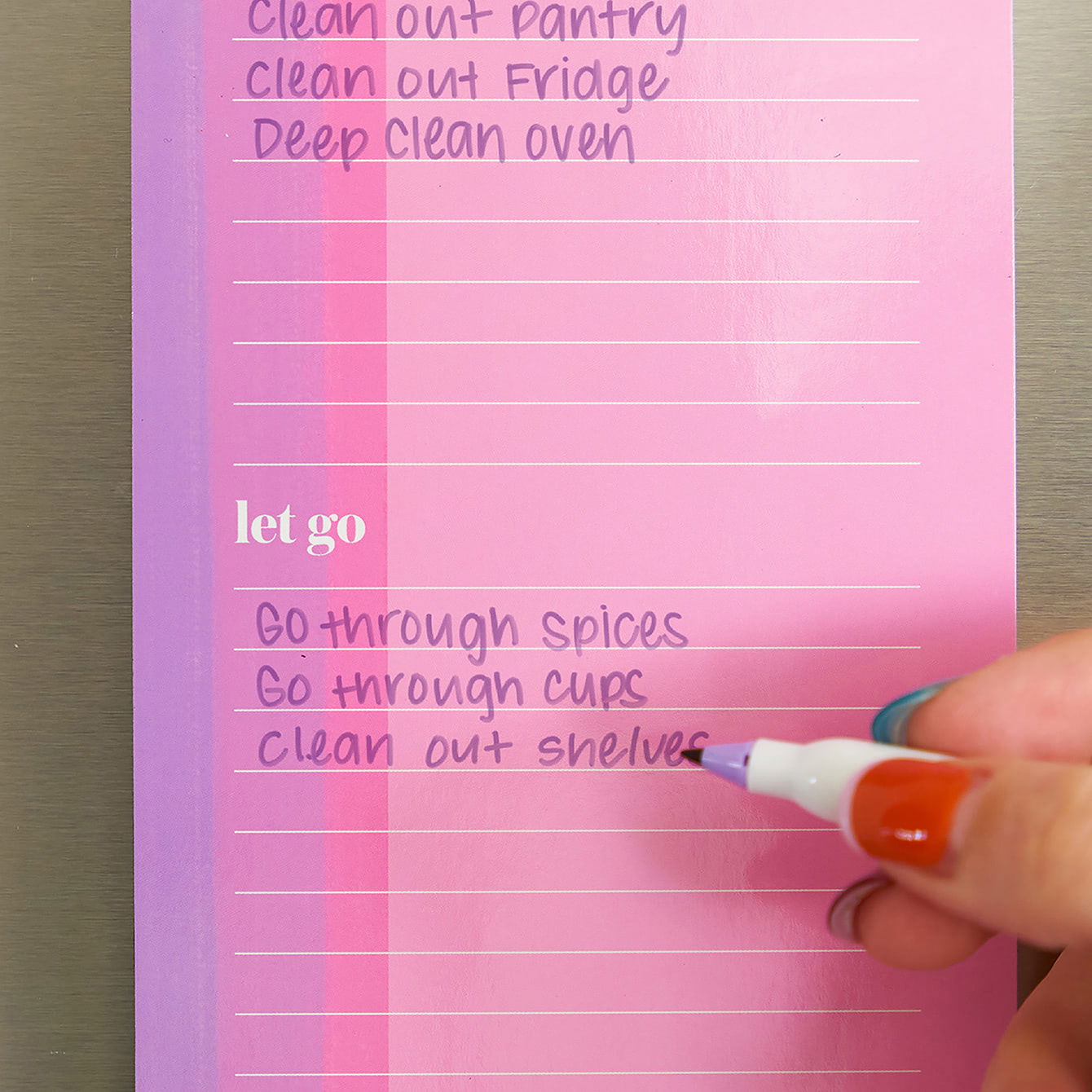 Spring Cleaning Tracker Magnetic Whiteboard Duo | Erin Condren