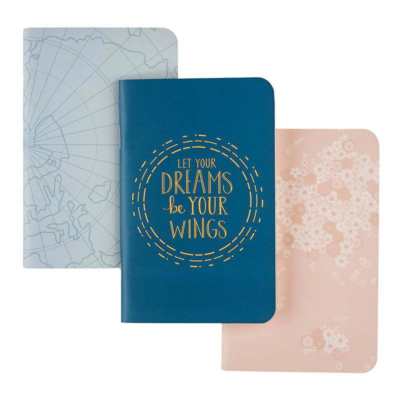 Pocket Travel Journals 3-Pack
