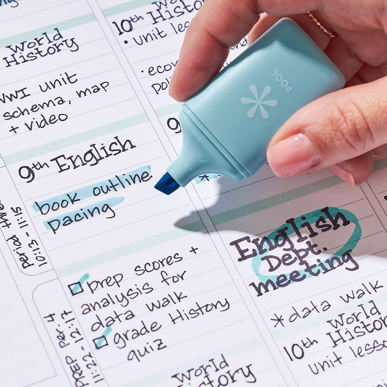 Square Highlighters 8-Pack | Erin Condren