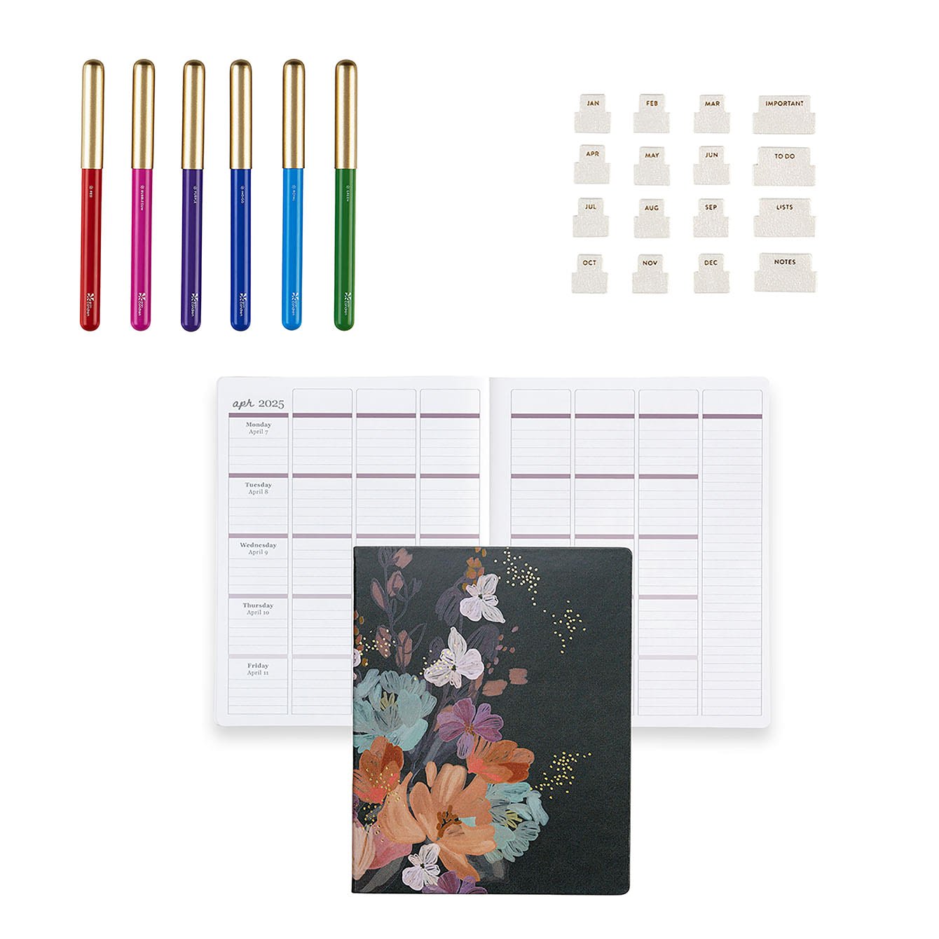 Bold Blooms Softbound Teacher Lesson Planner Bundle Erin Condren