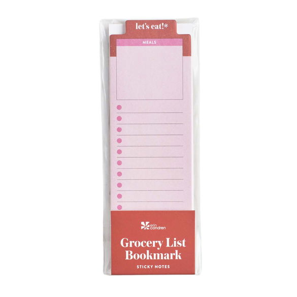 Grocery List Bookmark Sticky Notes Erin Condren