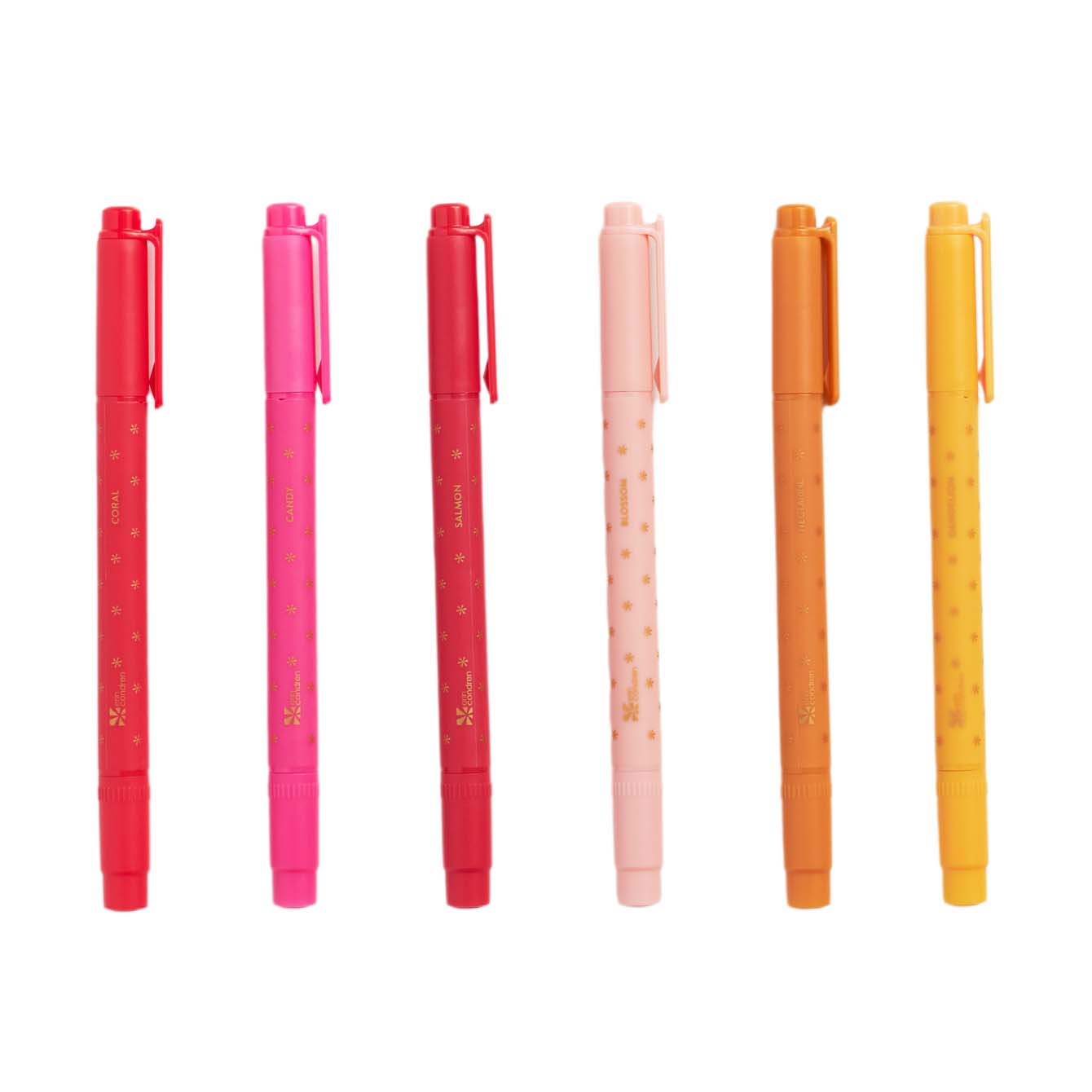 Sunset Dual-Tip Markers 6-Pack | Erin Condren
