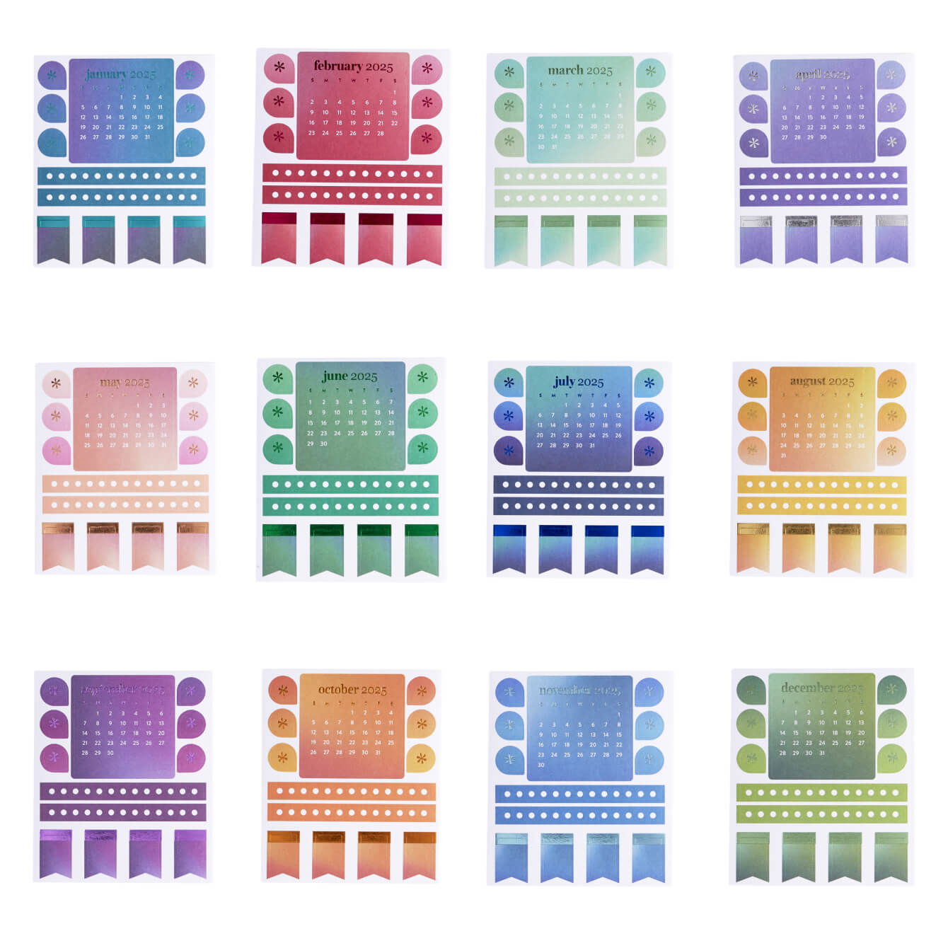 Mini Calendar Sticker Pack 2025 | Erin Condren mini-calendar-sticker-pack-2025-erin-condren