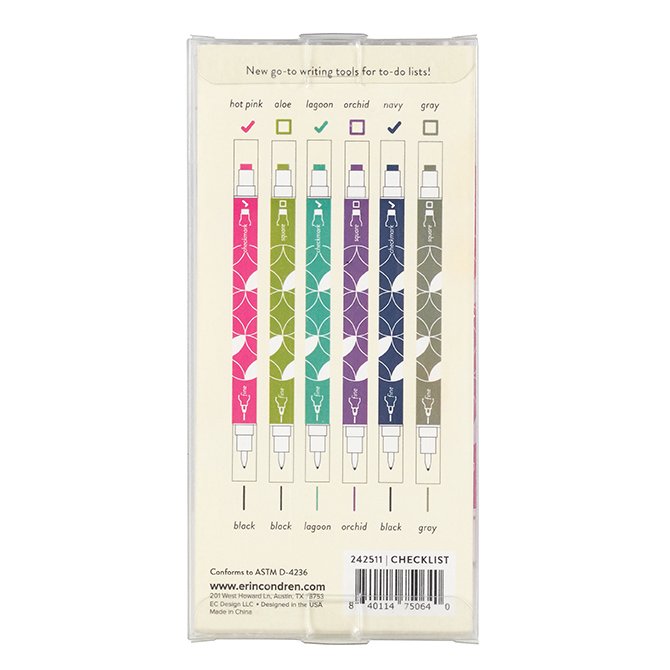 Checklist Dual-Tip List Markers™ 6-Pack