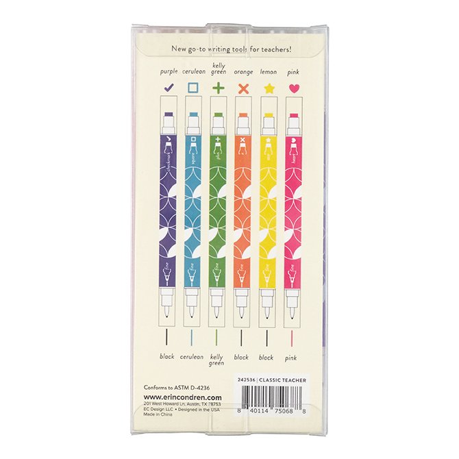 The Teachers' Lounge®  Dual Tip Sketch Markers, Fluorescent