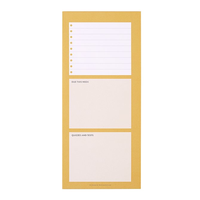 Repositionable Weekly Whiteboard Student Prep Notepad Refills Erin