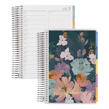 Handdrawn Flowers Bold Pastels Vinyl - 375