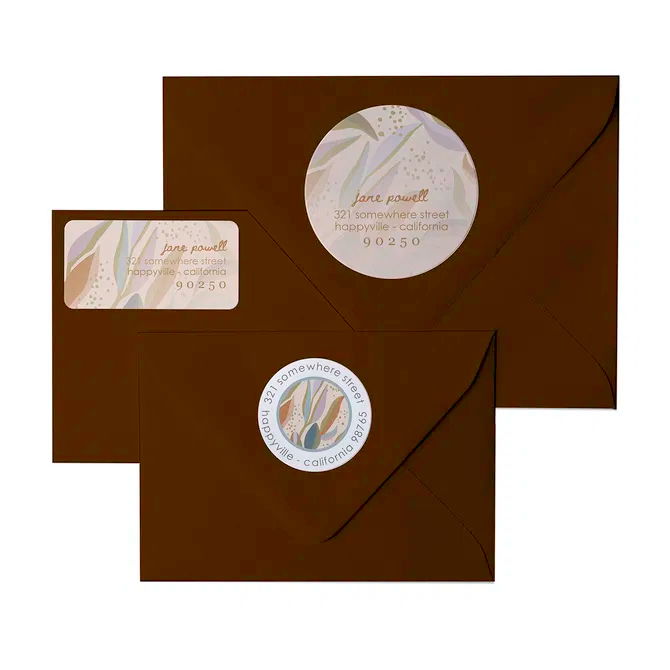 Playful Palms Return Address Labels | Erin Condren