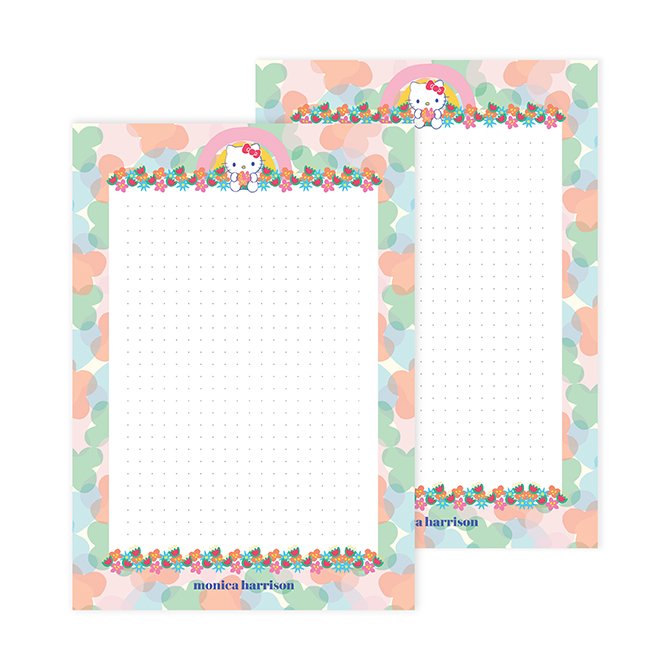 Hello Kitty Rainbow Relaxation Kids Handwriting and Story Journal by Erin Condren