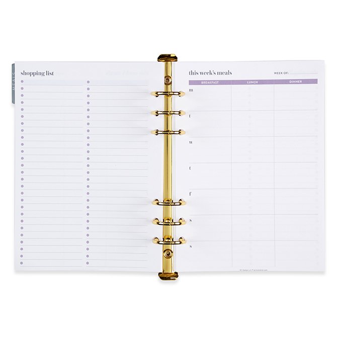  A5 Size Planner Weekly Lesson Inserts, Fits with Kate