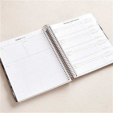 Louis Vuitton Desk Agenda Cover Set Up with Erin Condren Focused Academic  Planner 