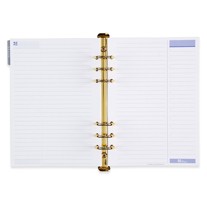 Quartz Grid A5 Focused Weekly Planner Ring Agenda