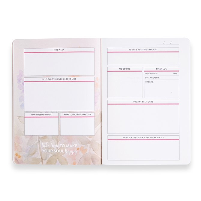 Watercolor Meadow Petite Planner self-care Journal by Erin Condren | 2024