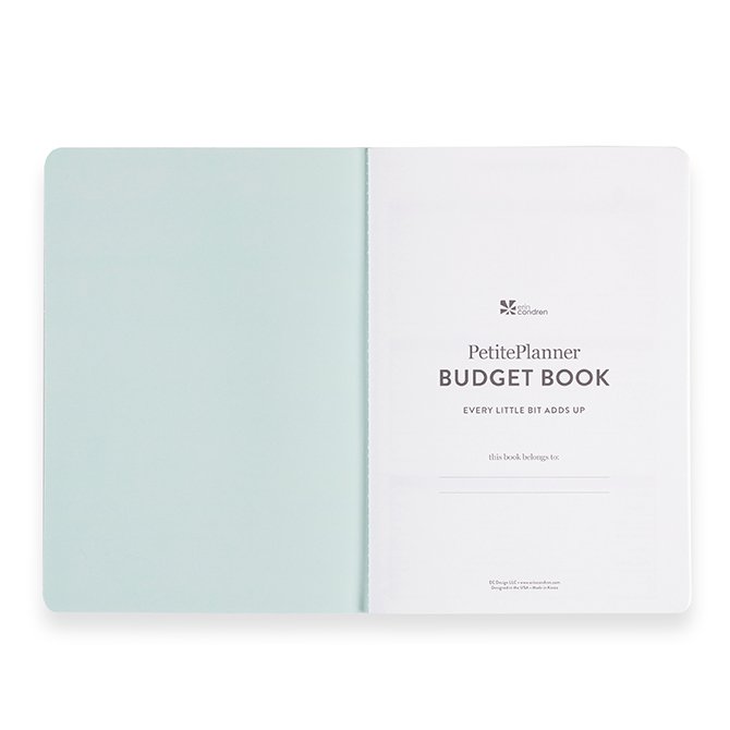 Colorblends Sea Petite Planner Budget Book by Erin Condren | 2024