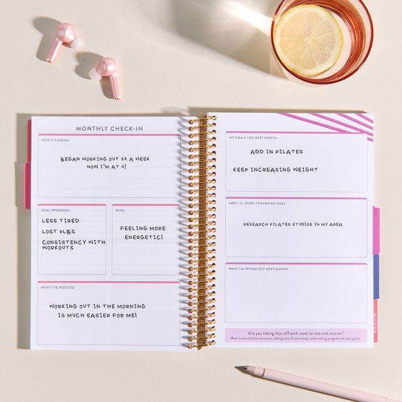 2022 Fitness Planner - 365 Pages - Journal Alimentation Et Exercices (Herbert Publishing) - Très Bon état