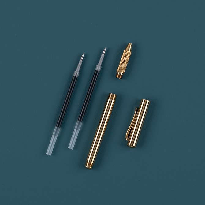 Gel Pen - Gold in Focused Box – Something Splendid Co.