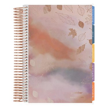 Champagne A5 Ring Agenda Cover Gold by Erin Condren | 2023