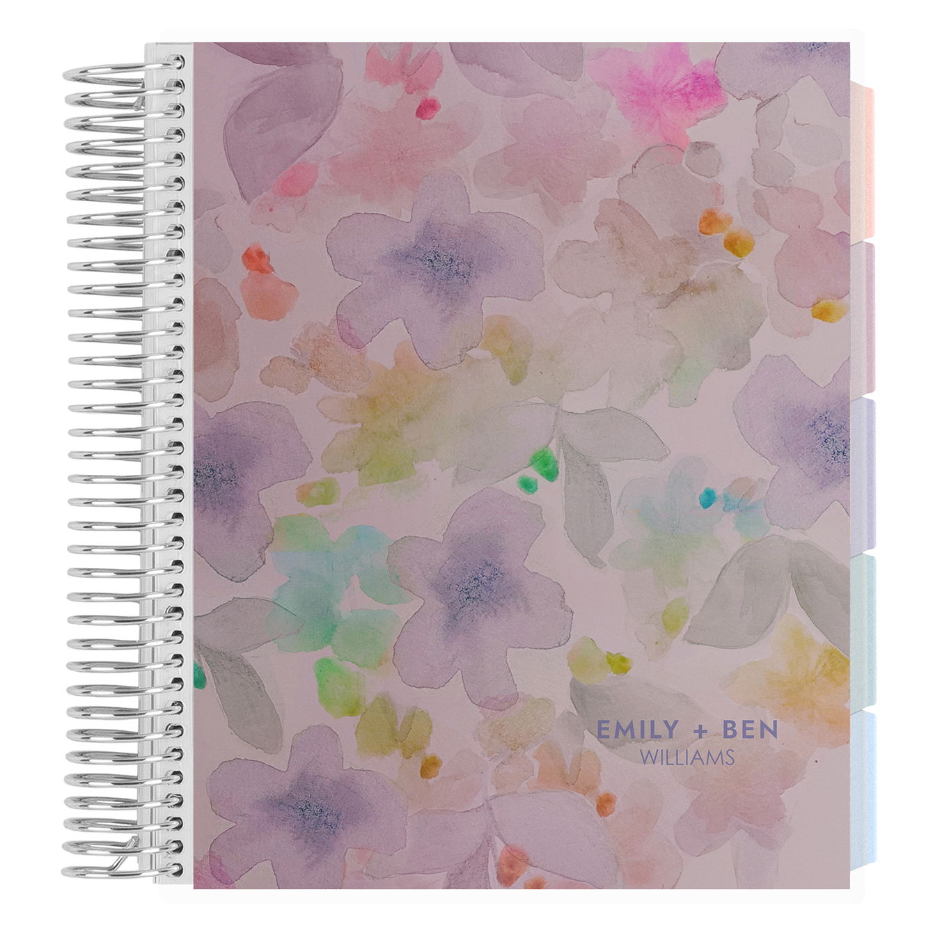 Watercolor Blossoms Wedding Planner