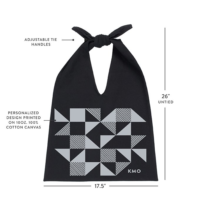 Mosaic Focused Triangle Tote Bag Erin Condren