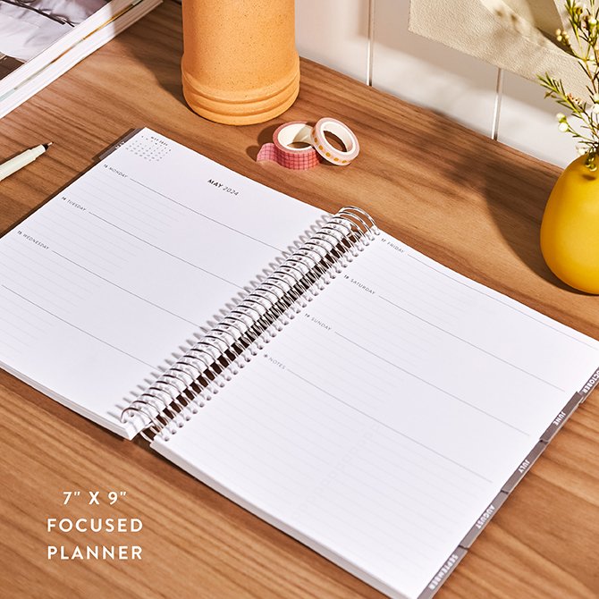 Minimal Planner Page Marker Black Snap in Today Planner 