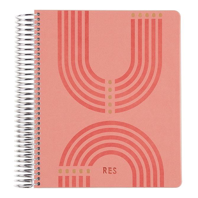 Champagne Vegan Leather Academic Planner