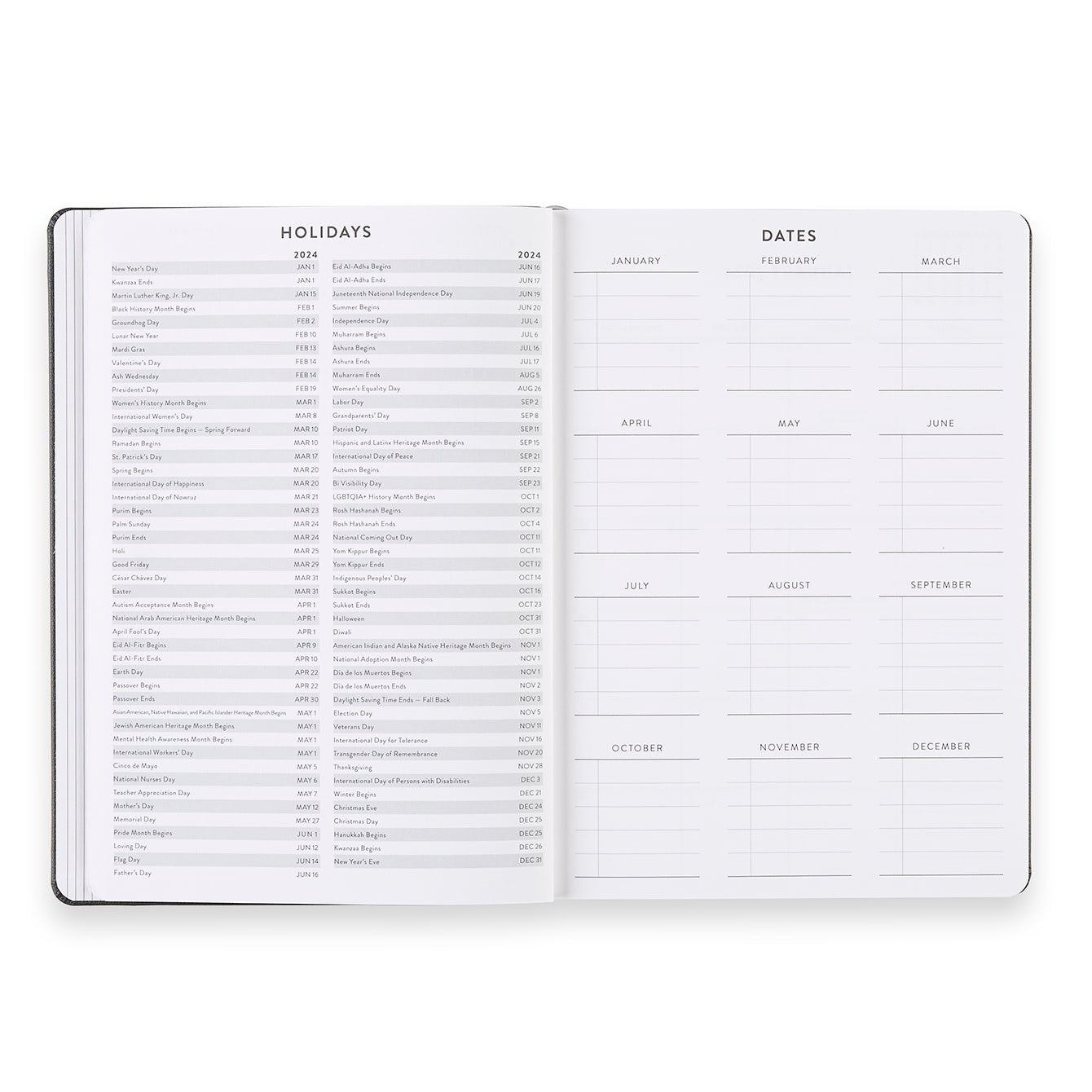 Agenda A5 soft touch réutilisable, effaçable et personnalisable !