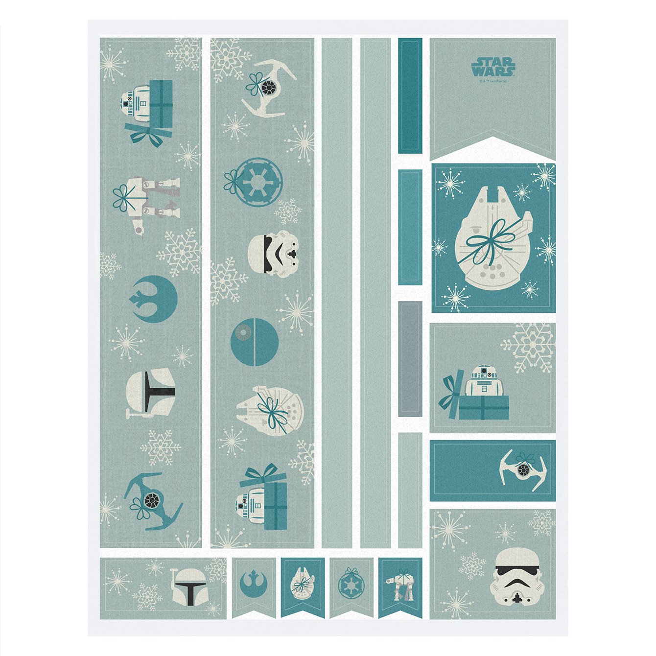  Star Wars x Erin Condren Classic Sticker Book - 254 Stickers  Total. 12 Mixed Metallic Sticker Sheets. 5 x 7.75. Fun and Functional  Star Wars Designs by Erin Condren. : Office Products