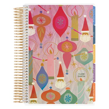 Champagne A5 Ring Agenda Cover Gold by Erin Condren | 2023