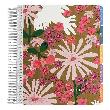  Burde Planner 2024, Life Organizer Pink 2024, January 1, 2024  to January 5, 2025, Golden spiral binding, Daily & Weekly Planner, Scheduler