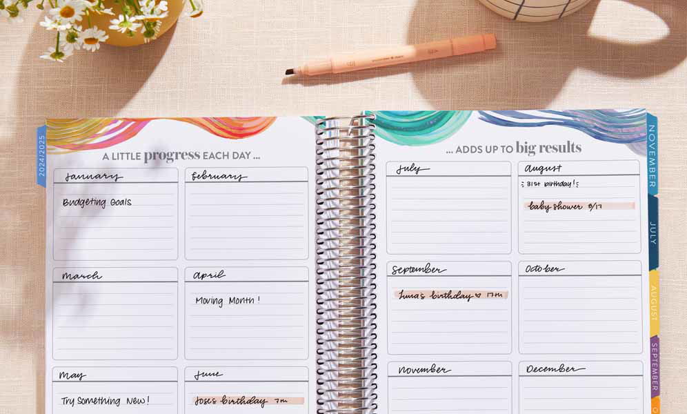 Agenda vs Planner, What’s the Difference - Goal Setting with a Planner