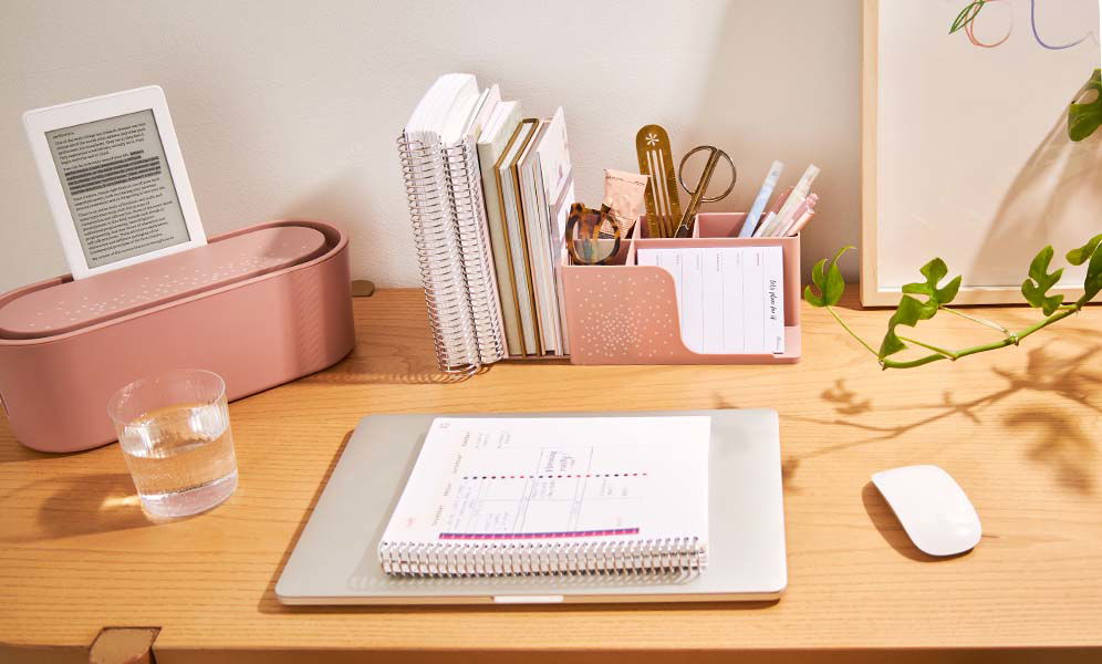 40 Ways to Organize Your Desk for Productivity - Create a charging station