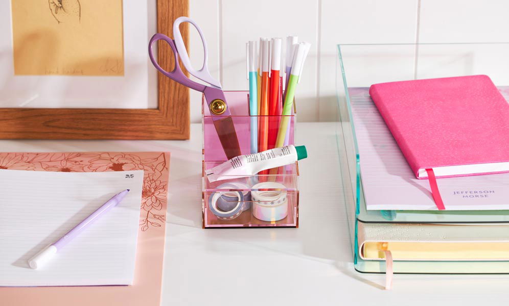 40 Ways to Organize Your Desk for Productivity - Stow items when not in use